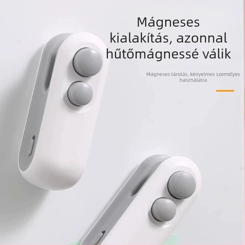 Hordozható háztartási mini tasakzáró — kézi záró készülék élelmiszer-tasakokhoz