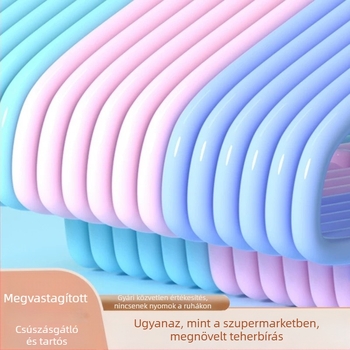 Hosszú, extra vast ruhafogas vasból – erős, varrat nélküli dizájn felnőtteknek