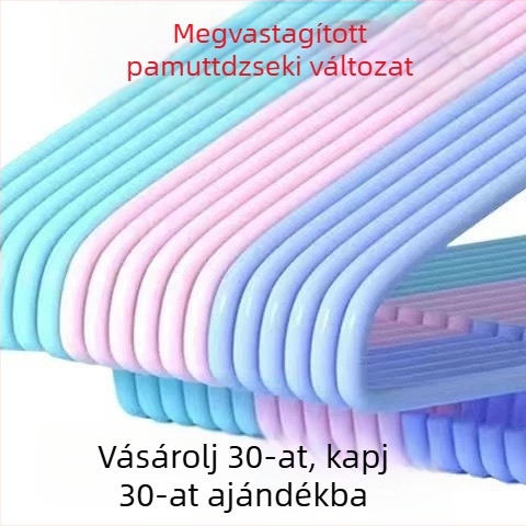 Hosszú, extra vast ruhafogas vasból – erős, varrat nélküli dizájn felnőtteknek
