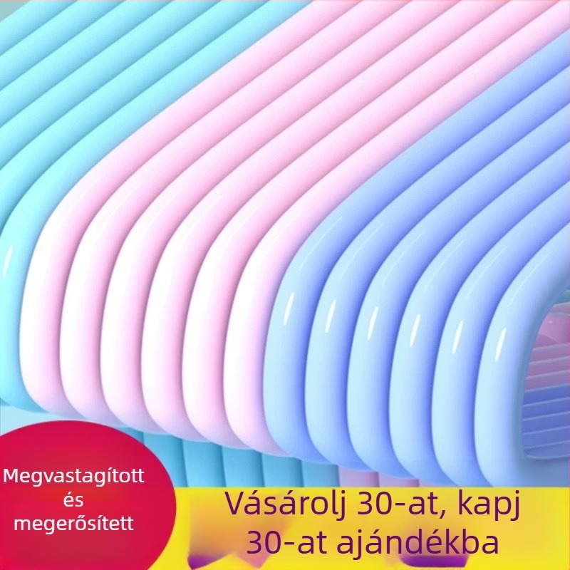 Hosszú, extra vast ruhafogas vasból – erős, varrat nélküli dizájn felnőtteknek