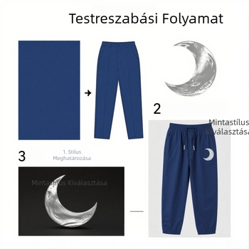 Testreszabható férfi nyári vékony ice-silk gyorsan száradó laza sportnadrág, drapírozott ice-silk felülettel, mindennapi és sokoldalú mandzsettás kivitel