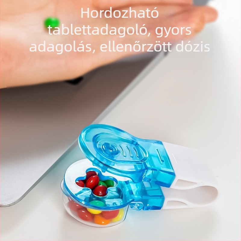 Hordozható gyógyszerkiválasztó és gyógyszeres szervező idős emberek számára
