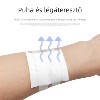 Egyszer használatos, nem szőtt anyagból készült törlőkendők, nedvszívó párnák és gézlapok kültéri elsősegély-csomagokhoz