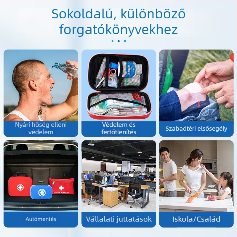EVA hordozható vészhelyzeti készlet – otthoni használatra, mentés és menekülés, teljes készlet kempingezéshez és autóhoz