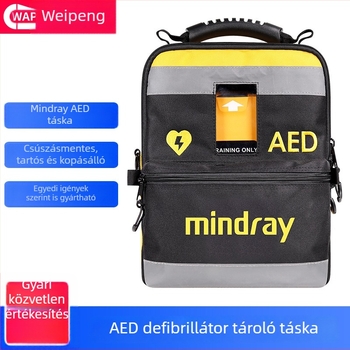 AED-defibrillátor és elsősegély-tartó hátizsák, hordozható eszköztároló táska, kompatibil a 120MC modelllel