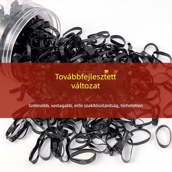 Női egyszer használatos vastag, rugalmas és tartós hajgumi, amely nem húzza a hajat