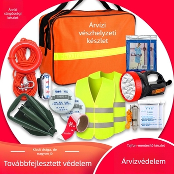 Árvízvédelmi vészhelyzeti készlet katasztrófaelhárításra - háztartási készlet