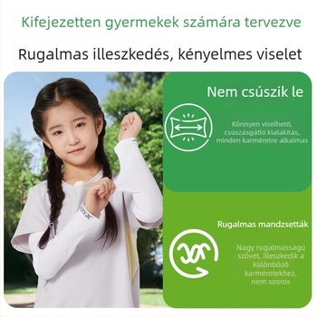 Xtep gyerekeknek készült napvédő karvédők, lélegző, vékony Ice Silk anyagból nyárra