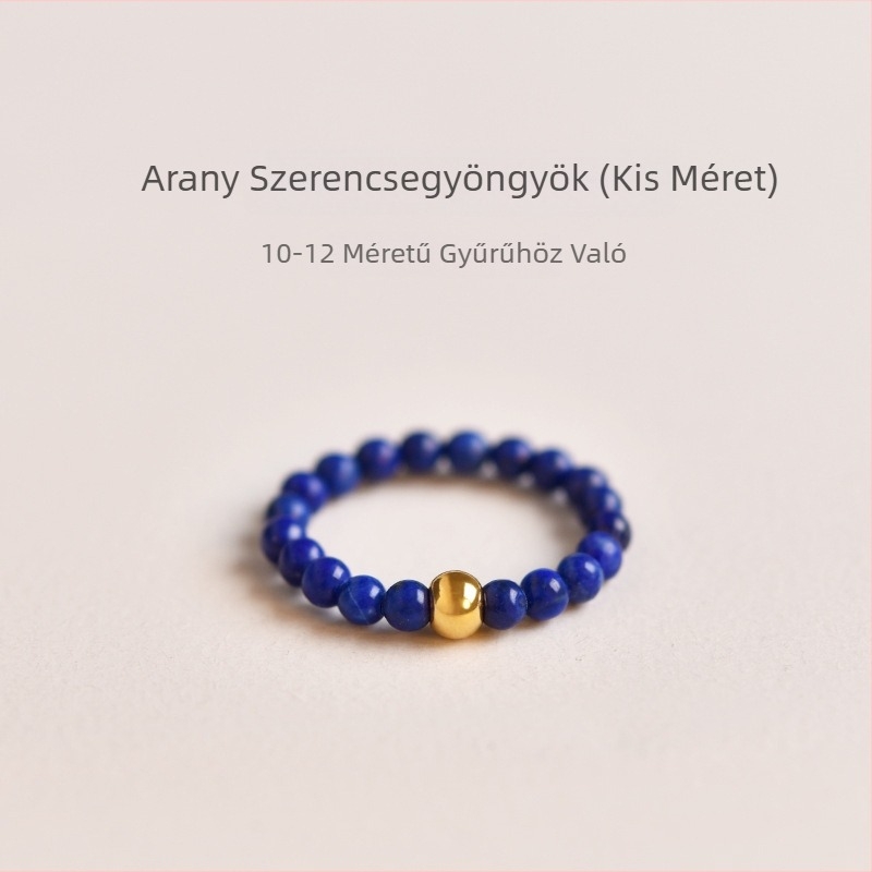Lápisz-lazuli gyűrű – uniszex, minimalist dizájn pároknak