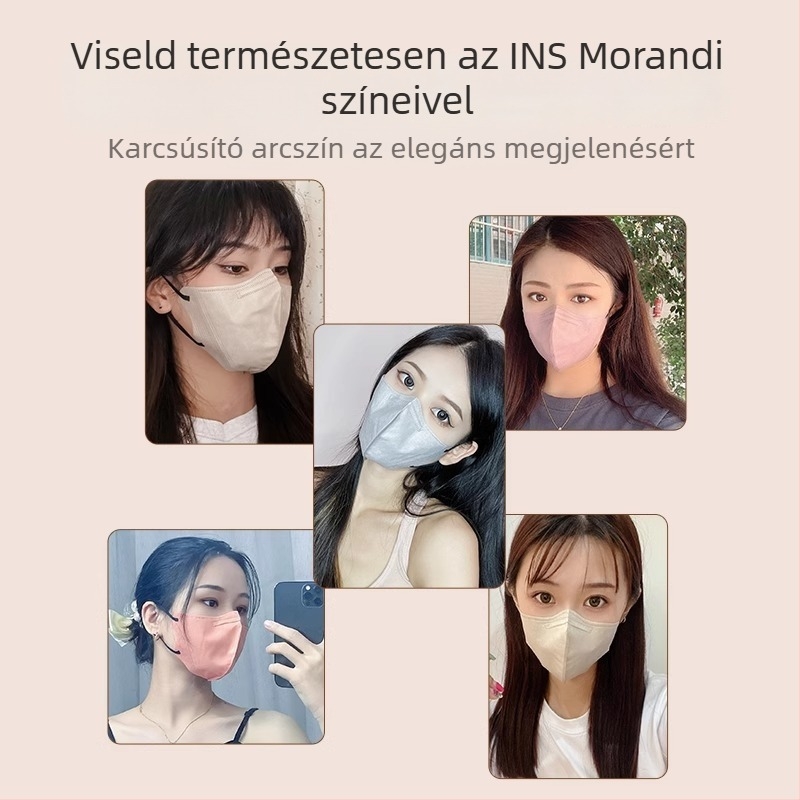 Doctor Chu Morandi 3D sztereoszkópikus orvosi sebészeti maszk, egyszer használatos, háromrétegű, felnőtteknek