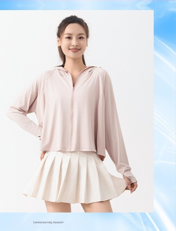 Nylon eredeti fonalból készült divatos köpeny UPF 100+ napsugárvédelmével, casual Ice Silk, nőknek