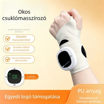 EMS csuklómasszírozó melegítő terápiával, sporthoz és fitneszhez