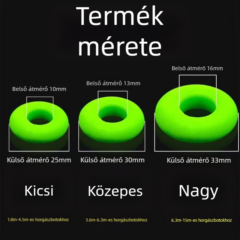 Szilikon O-gyűrű horgászbot stopperhez
