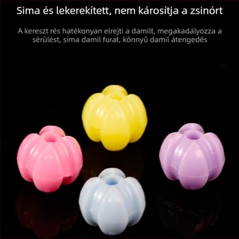 SEELUCKER Keresztbarázdás vonalstop gyöngykészlet horgászathoz – nem károsítja a zsinórt