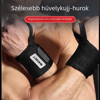 Csuklókompressziós pánt súlyemeléshez és fekvenyomáshoz - támogatás és védelem a rándulások ellen