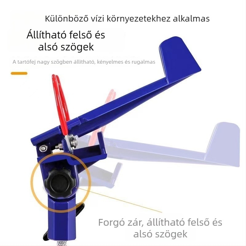 Önzáró horgászbot tartó, univerzális földi dugaszoló tartó