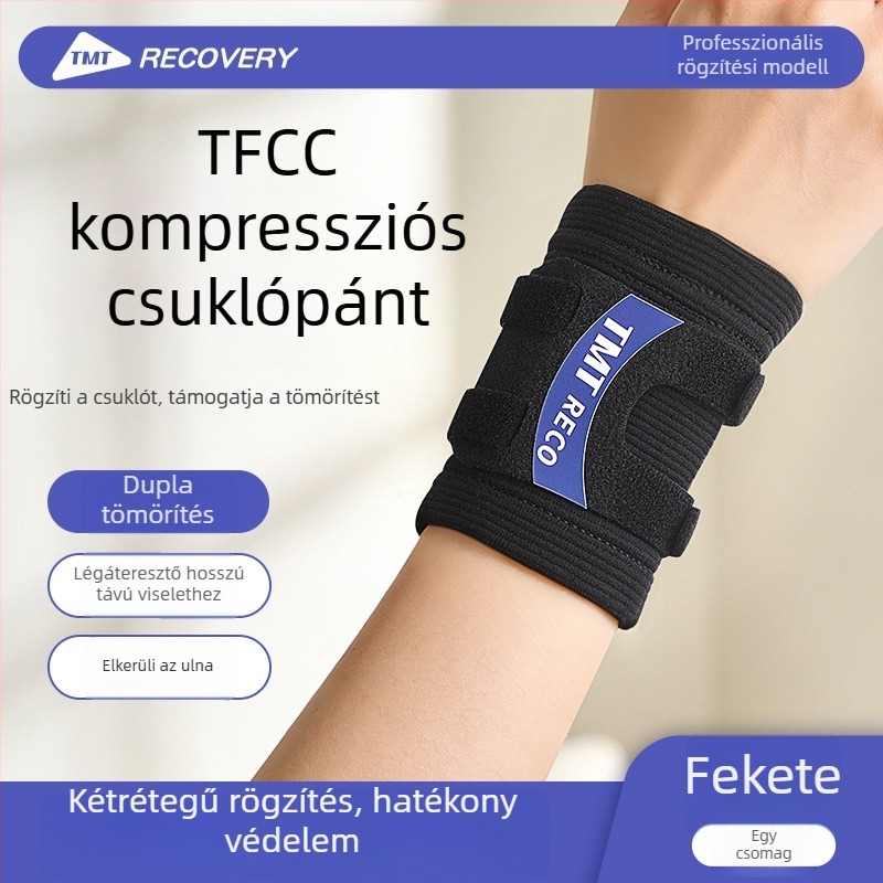 TMT TFCC csuklónyakörv ính-hártya-támogatással, sprain esetén, kompressziós csuklópánt edzéshez és munkához