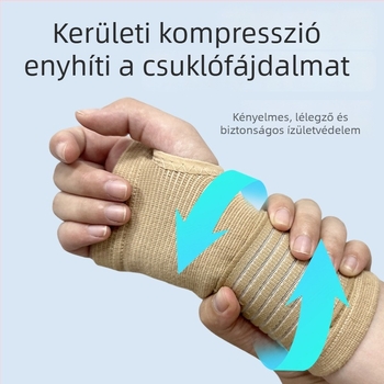 Kompressziós csuklós kesztyű tenyérvédővel – kültéri sportokhoz, stabilizáció és ficamok megelőzése