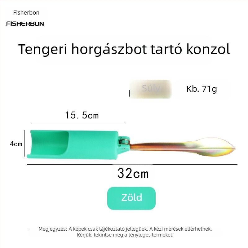 Fisherbon Összecsukható talajtámasz horgászbothoz – tengeri horgászathoz, többfunkciós kiegészítő