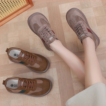 Női retro lace-up casual cipő – könnyű, puha talppal, Old Beijing vászon stílusú