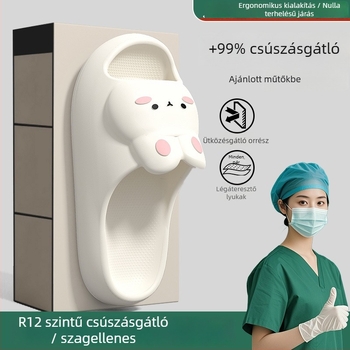 Női műtői papucs, nyár 2025, EVA talp, csúszásmentes, halk, szagtalan