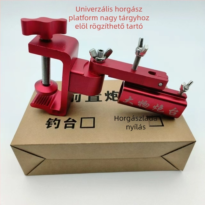 Alumíniumötvözetből készült horgászbot-tartó univerzális forgó alapú, előre szerelt horgásplatforma kiegészítőihez