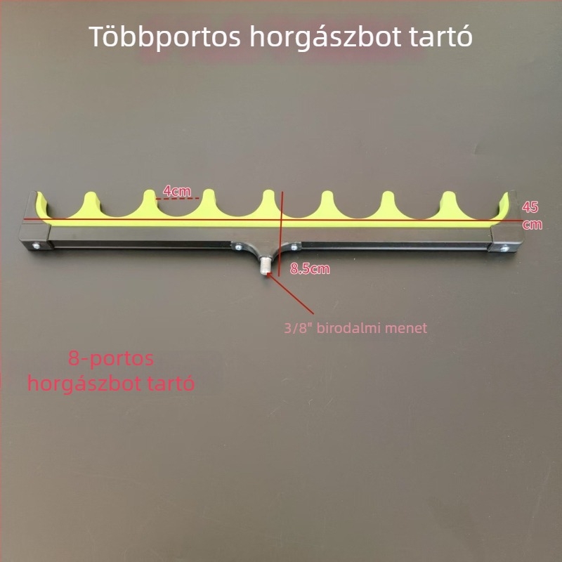 Puha szivacs anyagú horgászbot tartó, karpák botokhoz – kiállítási állvány és rögzítő fej