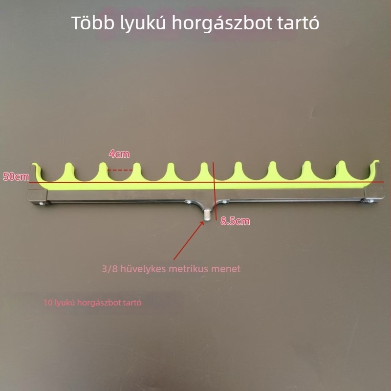 Puha szivacs anyagú horgászbot tartó, karpák botokhoz – kiállítási állvány és rögzítő fej