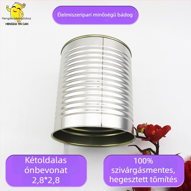 Nyomtatás nélküli automata csomagolóedények ruházathoz, élelmiszerekhez és folyadékokhoz; élelmiszer-minőségű vaslemez tejpor dobozok; üres fémdobozok
