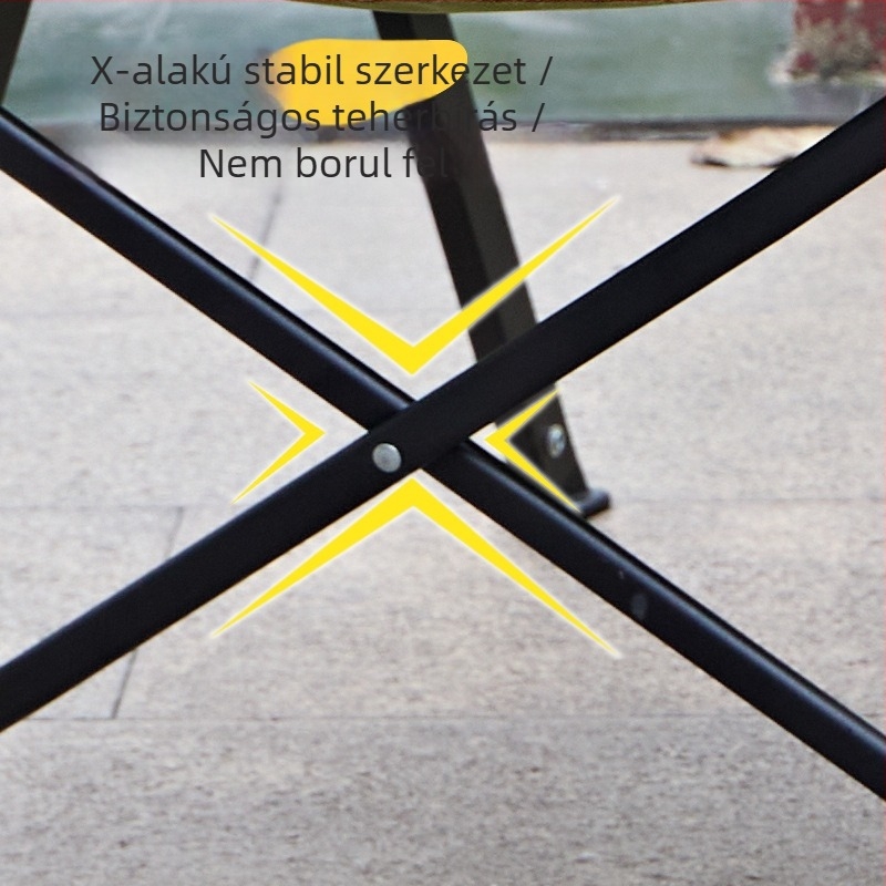 Kültéri összecsukható szék, hordozható piknik Kermit szék, ultrakönnyű kemping- és horgászfelszerelés, tengerparti asztal és székek készlet