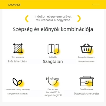 Kültéri Moon Chair – összecsukható, hordozható kemping szék, pihenő fotel erkélyhez és horgászathoz