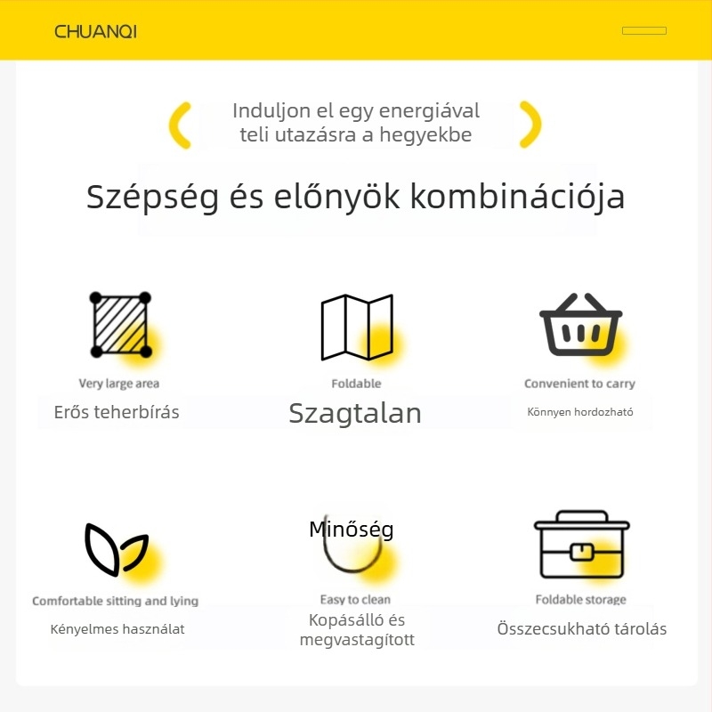 Kültéri Moon Chair – összecsukható, hordozható kemping szék, pihenő fotel erkélyhez és horgászathoz