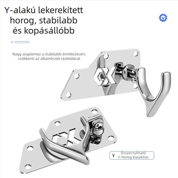 Phantom rozsdamentes acélból készült sarok-kiegészítők a horgászláda számára: vastagított sarokállvány, esernyőállvány és gyorsan rögzíthető etetőtálca-tartó