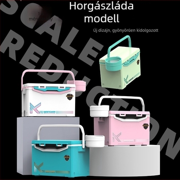 1:6-os méretű horgász doboz modell, mini doboz és díszfigura
