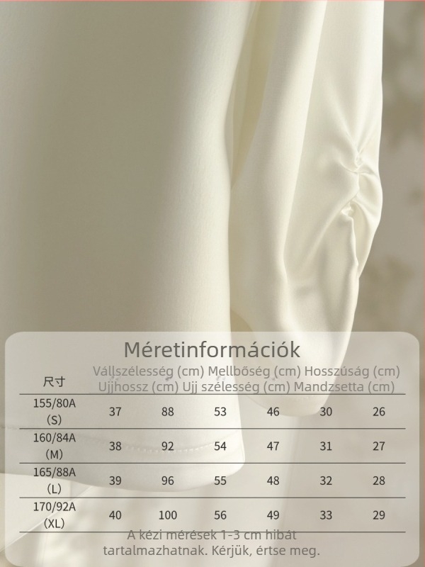 Női kajsziszín blézer gombok nélkül, notch gallér, tavasz, 3/4 ujjú, acetát szatén, kis méret