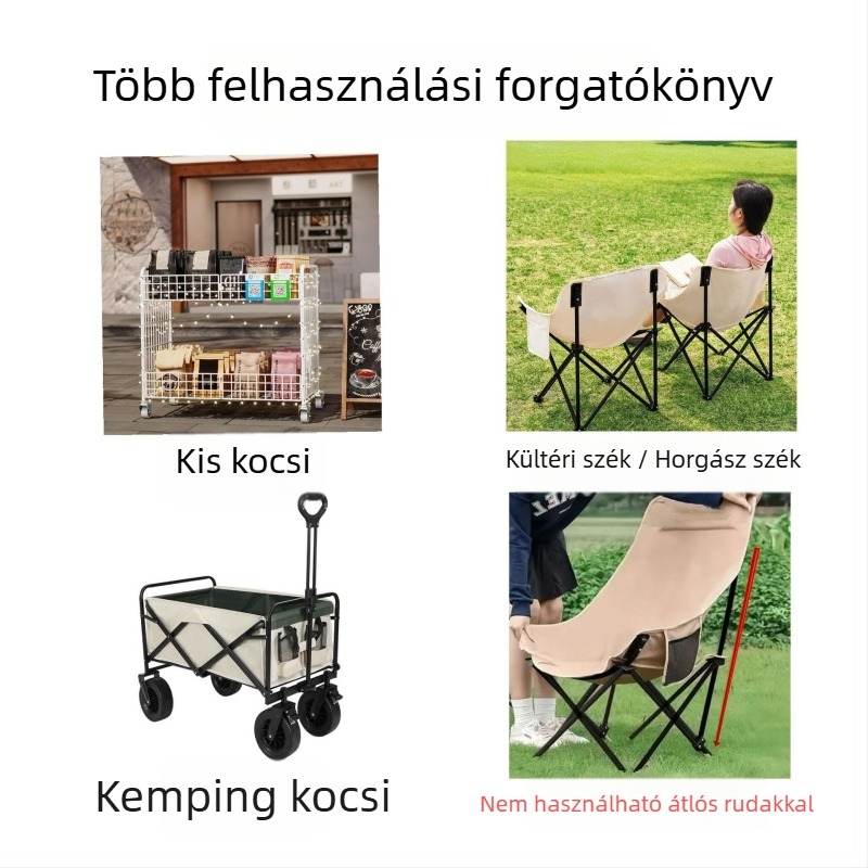 Erős, stabil kültéri esernyőcsipesz — univerzális rögzítő tartozék kempingkocsikhoz, horgász székekhez, piac-standokhoz és kis kocsikhoz