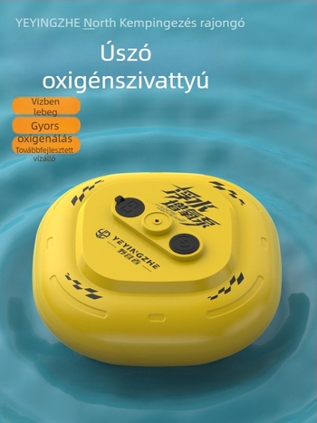 Kempingező lebegő oxigénpumpa – kültéri vízálló oxigénellátó, halászathoz és akvariumhoz
