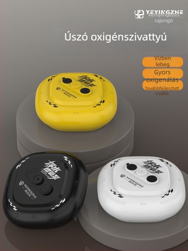 Kempingező lebegő oxigénpumpa – kültéri vízálló oxigénellátó, halászathoz és akvariumhoz