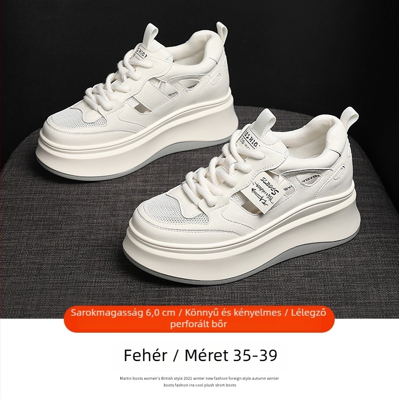 Női microfiber szandálok, 2025 nyár, retro stílus a strandon vastag talppal