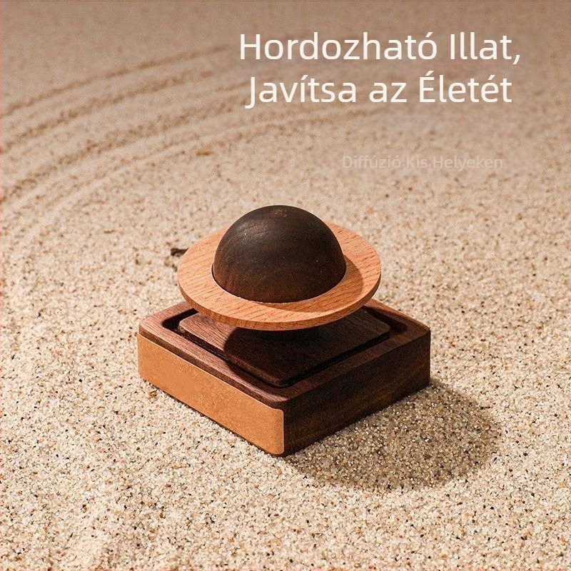 Bolygó illatosító dísz – fából készült illóolaj-difúzor beltéri használatra, tűz nélkül, személyre szabott dizájn