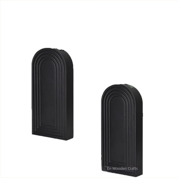 Fából készült falidísz száraz virágokkal, minimalist Boho stílusban