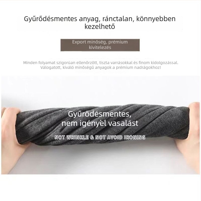 Szürke női húzózsinóros, széles szárú sportnadrág, téli meleg, körte alakú testalkathoz
