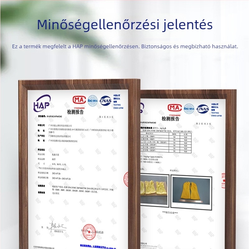 Konyhai és háztartási feladatokra szolgáló, vízálló latex/gumi kesztyűk, vastagított kivitel, kopásálló.