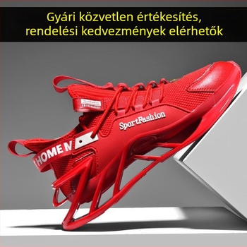Férfi sportcipő, XXL méretű, penge dizájn