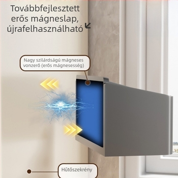 Fali mágneses tároló hagyma, gyömbér és fokhagyma számára; konyhai rendező kosár, fúrás nélkül