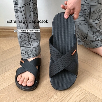 Férfiaknak extralarge méretű papucs, nyári beltéri papucs, csúszásmentes, méretek 46, 47, 48, 50