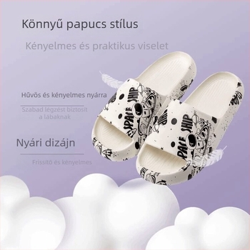 Uniszex nyári papucs csúszásmentes talppal beltéri és kültéri használatra
