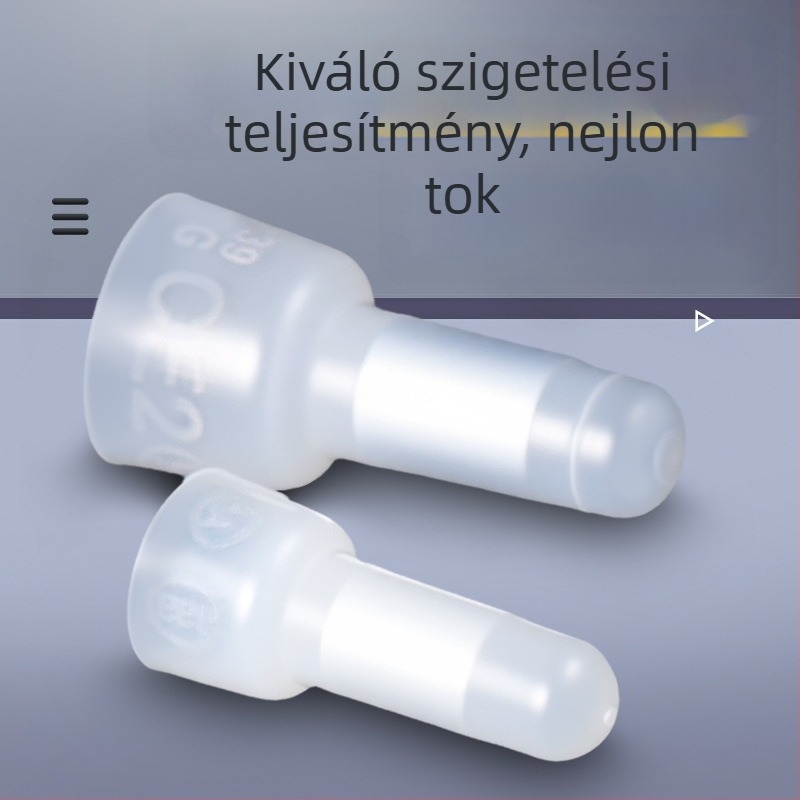 CE-1X Zárt terminál vezetékekhez, krimp sapka