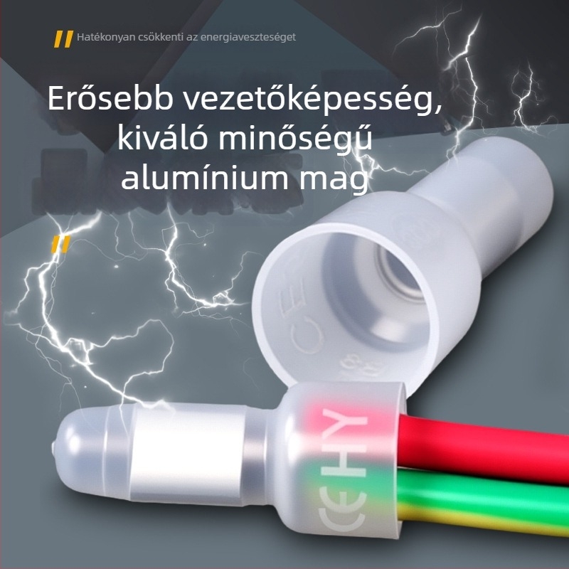 CE-1X Zárt terminál vezetékekhez, krimp sapka