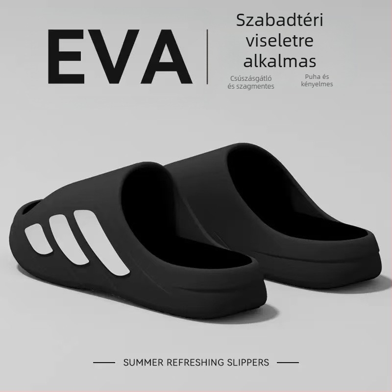 Férfi EVA szandál vastag talppal, csúszásmentes, dezodoráló, kültéri sportokra, nyár 2025
